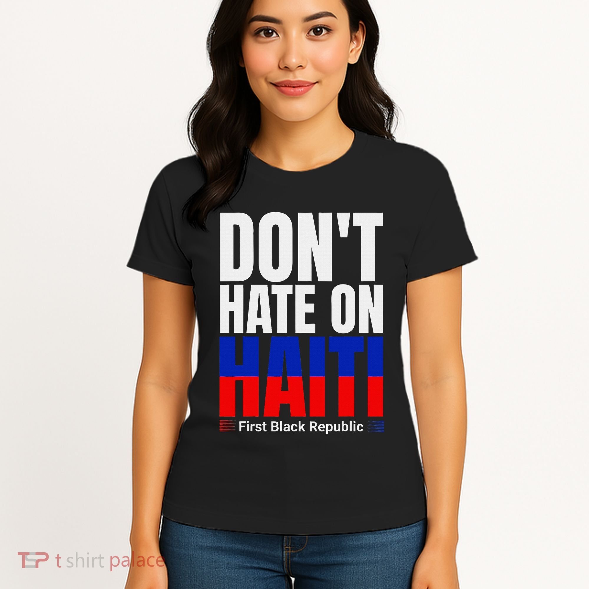 Love Haiti First Black Republic History Revolution 1804 Women's T-Shirt