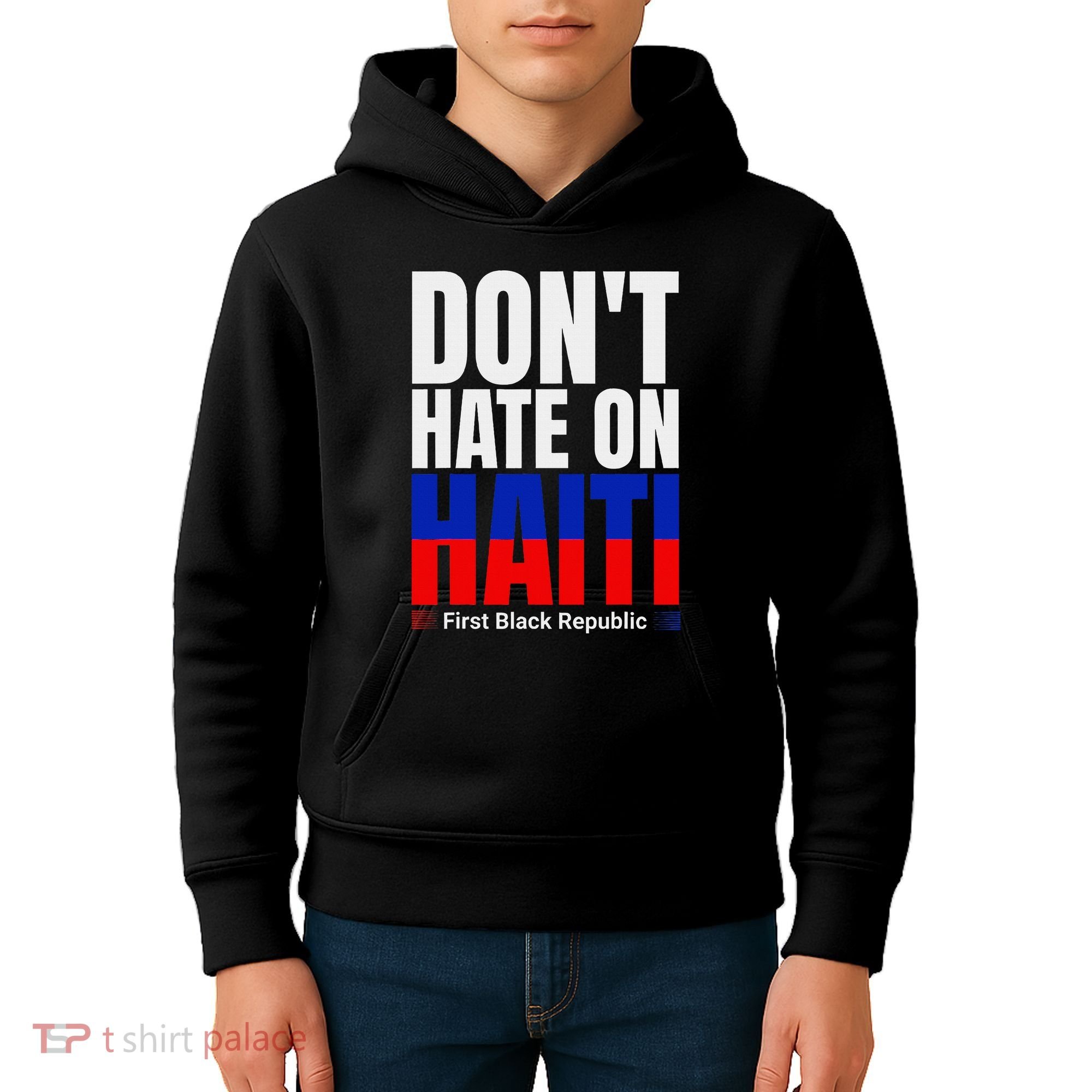 Love Haiti First Black Republic History Revolution 1804 Kids Hoodie