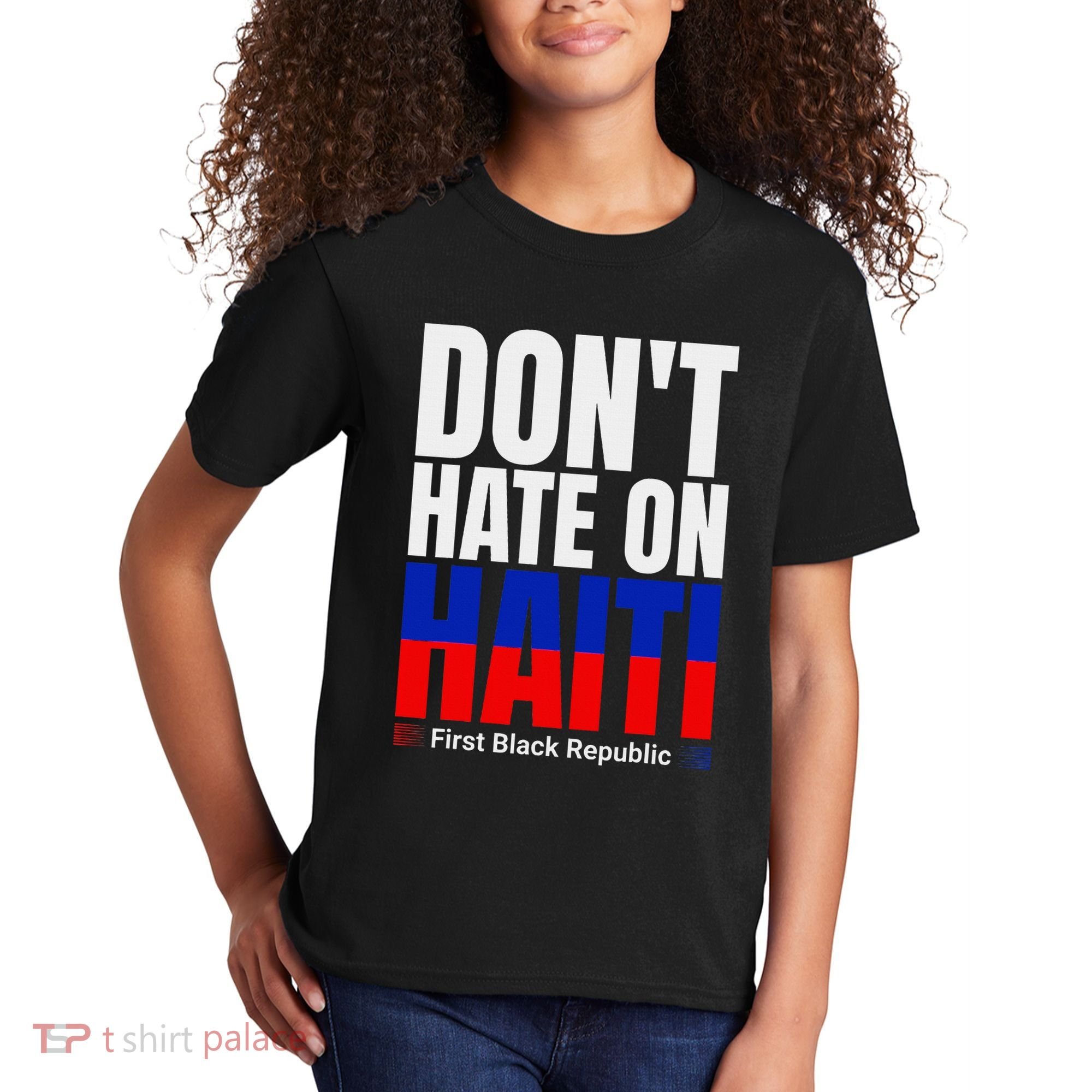 Love Haiti First Black Republic History Revolution 1804 Kids T-Shirt