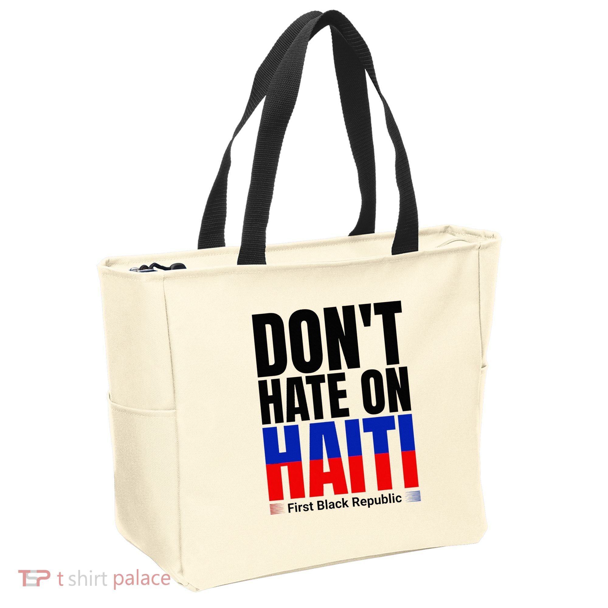 Love Haiti First Black Republic History Revolution 1804 Tote Bag