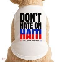 Love Haiti First Black Republic History Revolution 1804 Doggie Tank thumb 0