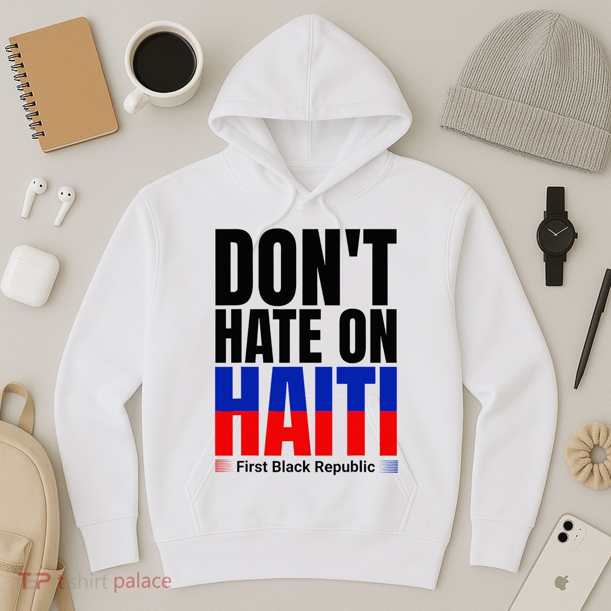 Love Haiti First Black Republic History Revolution 1804 Hoodie
