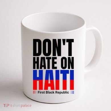 Love Haiti First Black Republic History Revolution 1804 Coffee Mug back