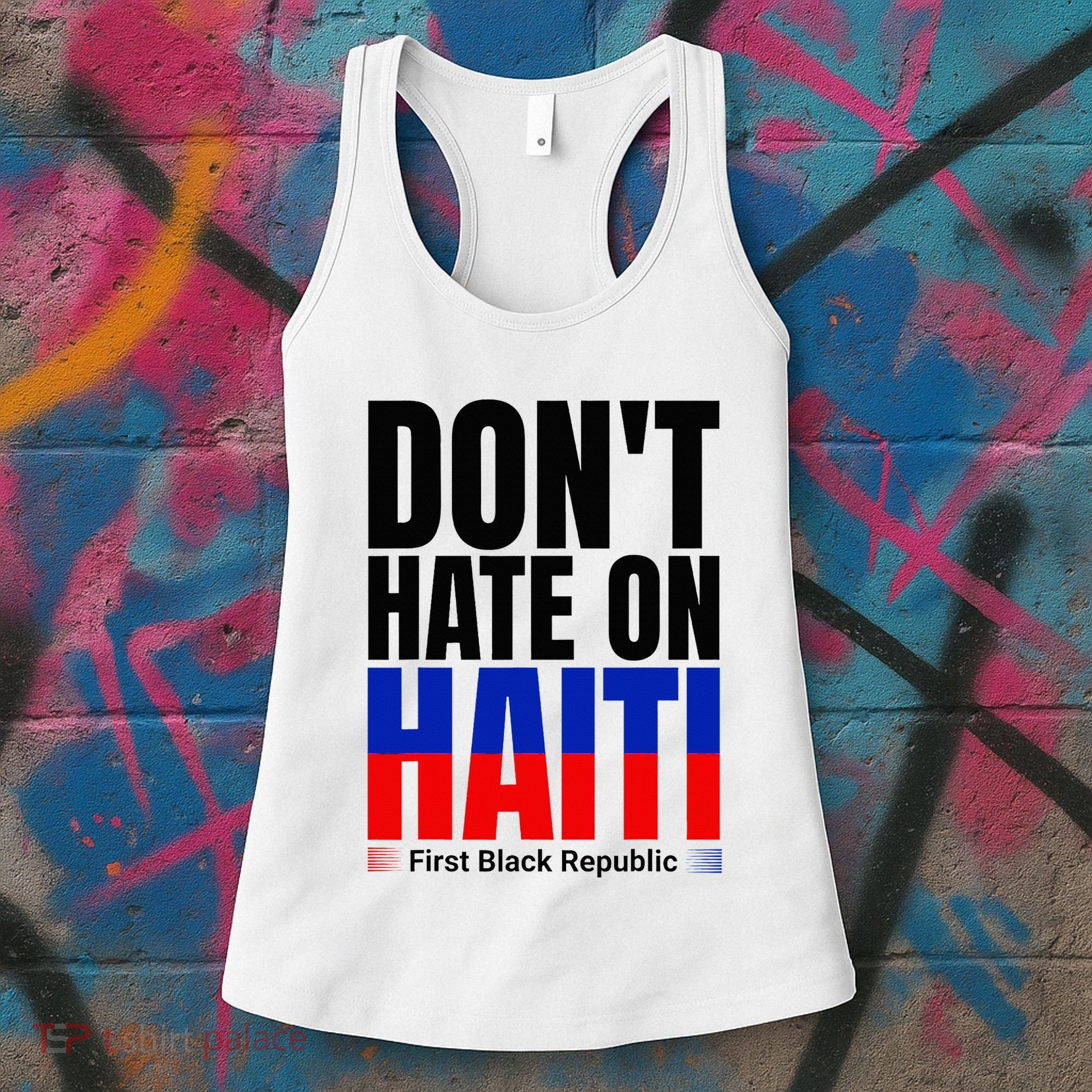 Love Haiti First Black Republic History Revolution 1804 Women's Tank Top