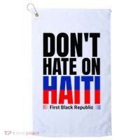 Love Haiti First Black Republic History Revolution 1804 Golf Towel thumb 0