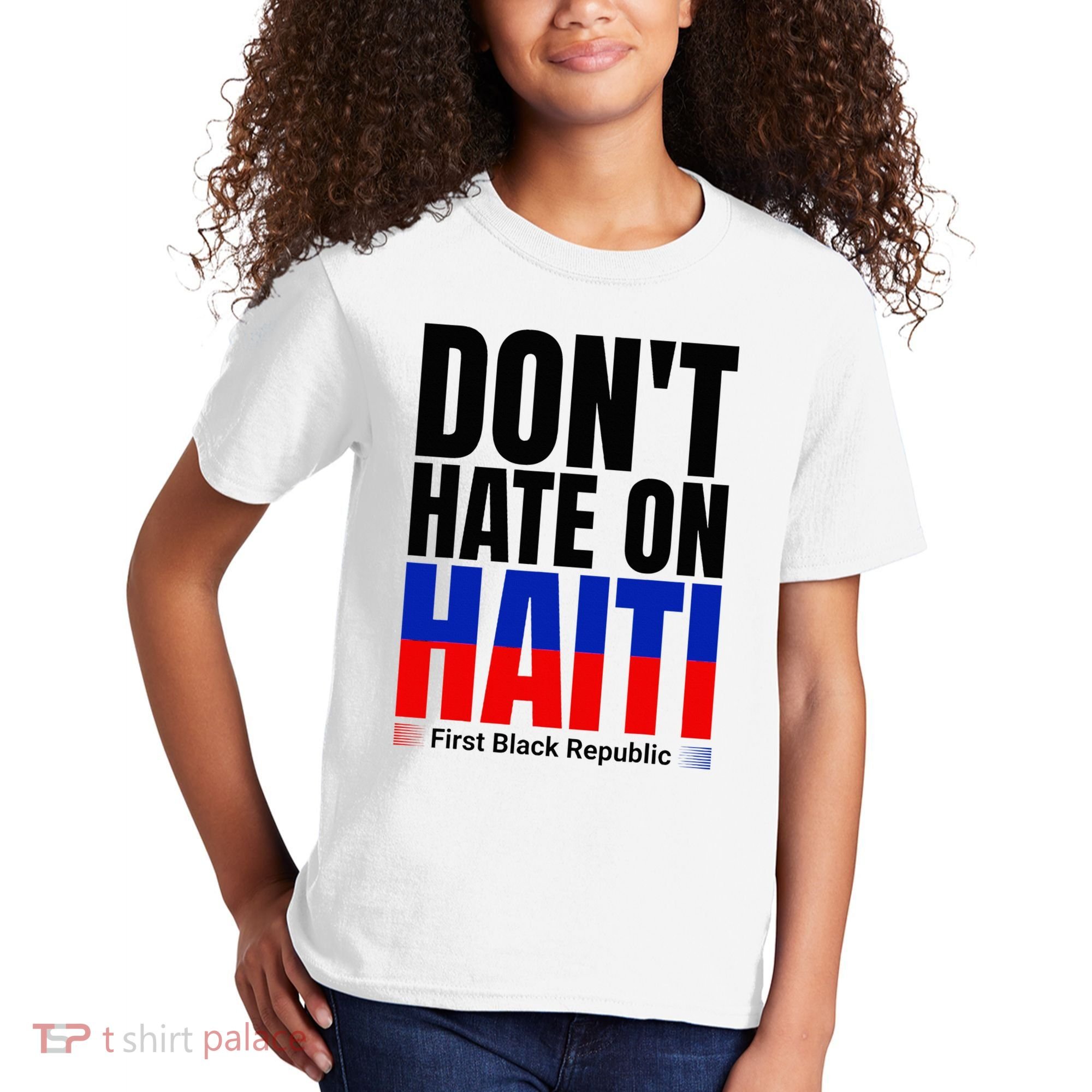 Love Haiti First Black Republic History Revolution 1804 Kids T-Shirt