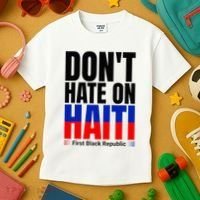Love Haiti First Black Republic History Revolution 1804 Kids T-Shirt thumb 3