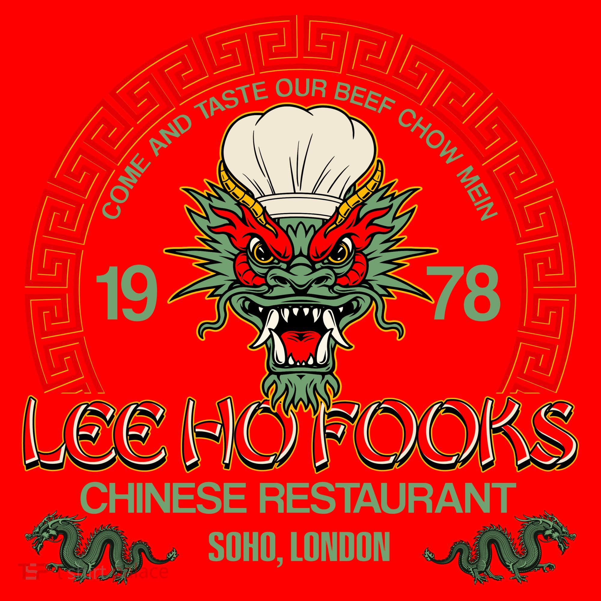 Lee Ho Fooks Chinese Restaurant Soho London Santa Hat