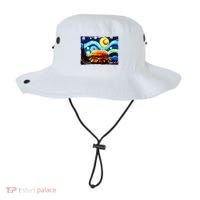 Love Hamburger Food Burger Van Gogh Bucket Hat thumb 0