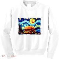 Love Hamburger Food Burger Van Gogh Kids Sweatshirt thumb 0