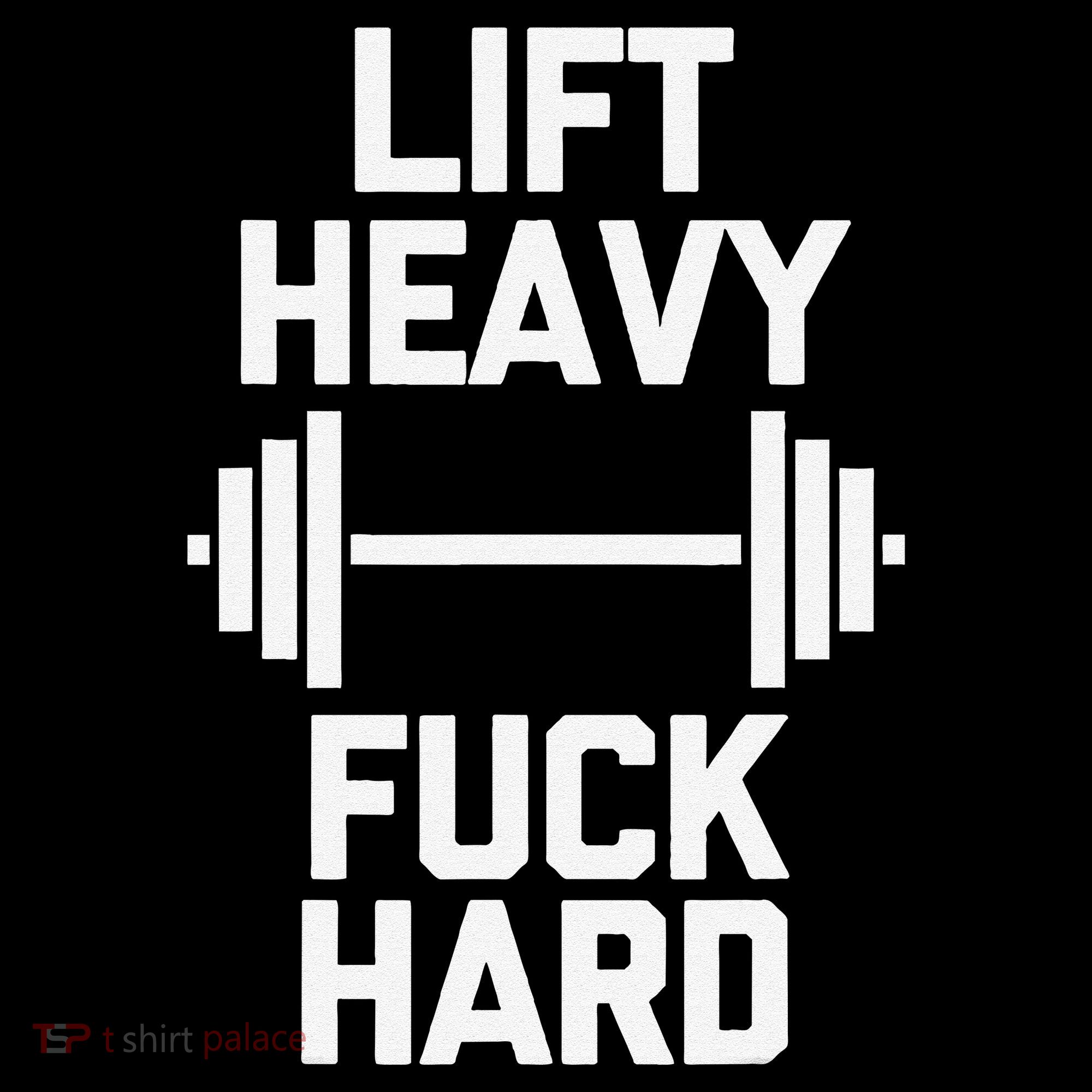 Lift Heavy Fuck Hard Cool Funny Weightlifting Workout Gym Coffee Mug