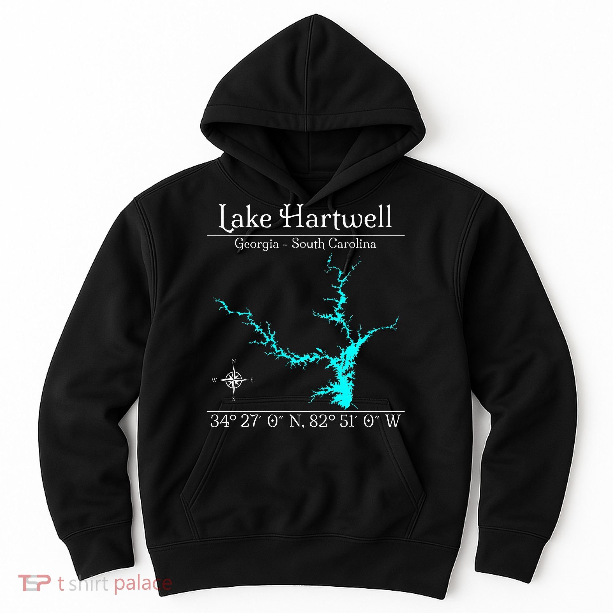 Lake Hartwell Georgia South Carolina Hoodie