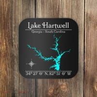 Lake Hartwell Georgia South Carolina Coaster thumb 0