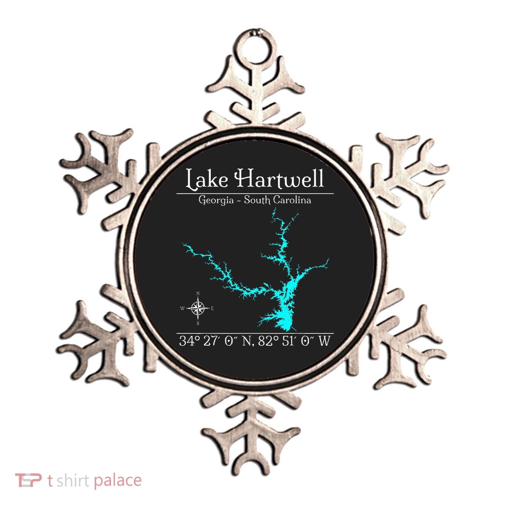 Lake Hartwell Georgia South Carolina Ornament