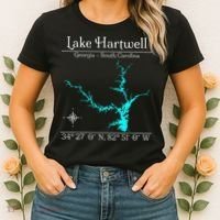 Lake Hartwell Georgia South Carolina Women's T-Shirt thumb 2