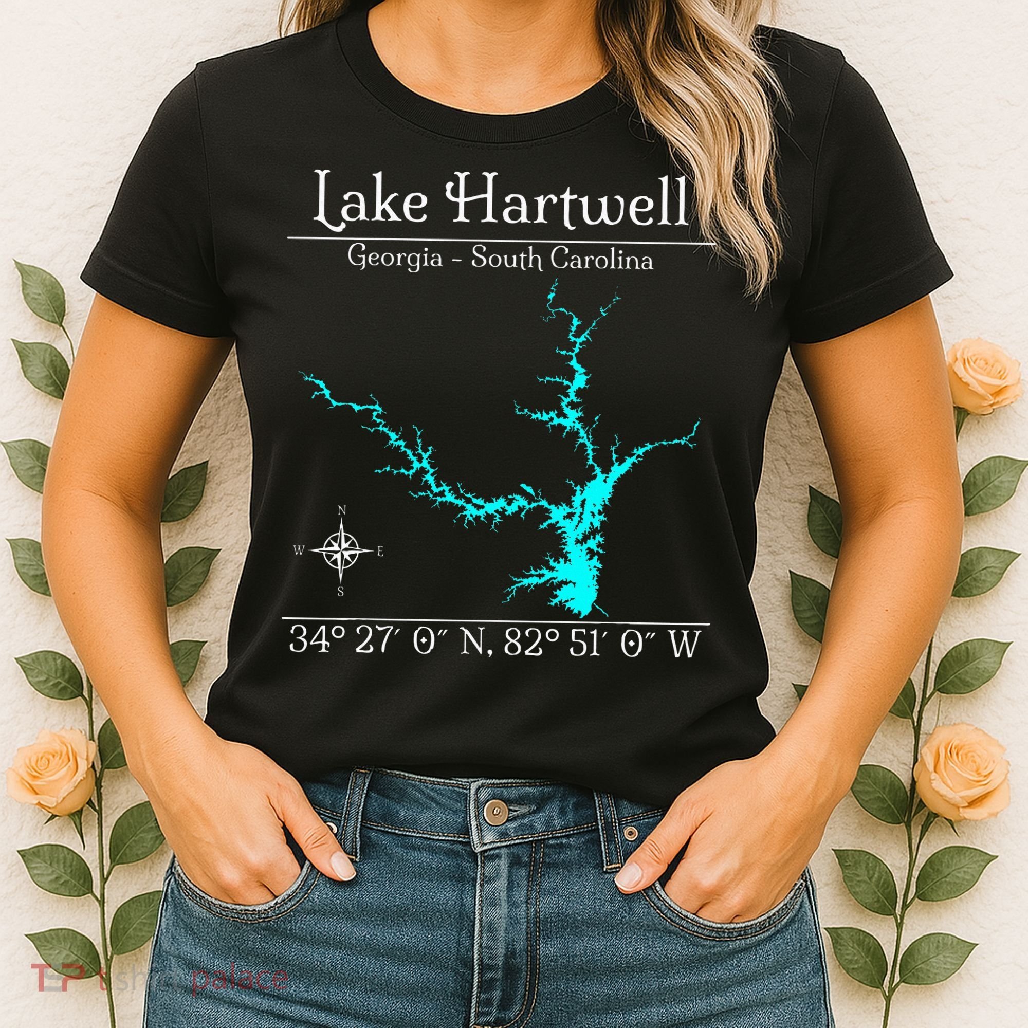 Lake Hartwell Georgia South Carolina Women's T-Shirt