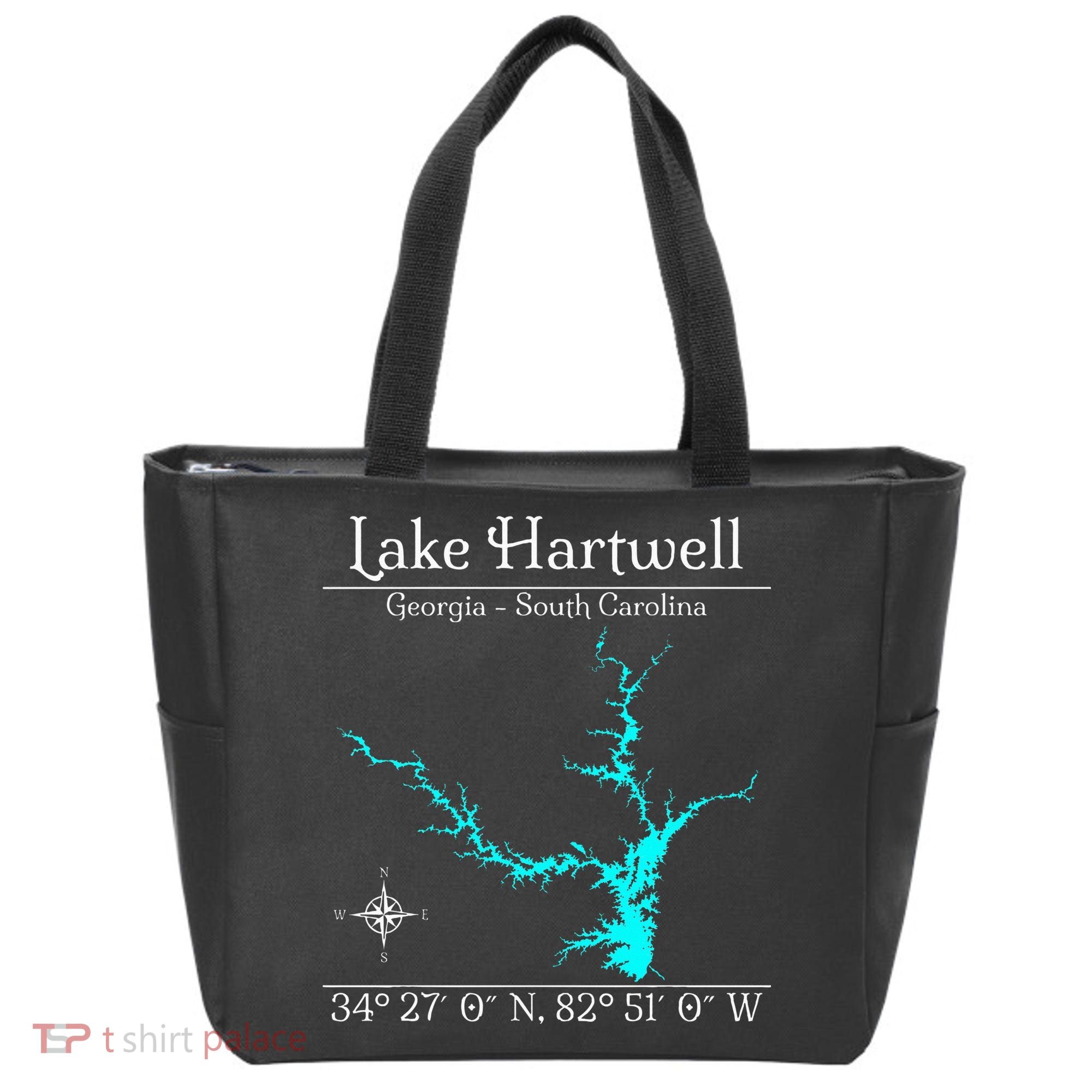 Lake Hartwell Georgia South Carolina Tote Bag