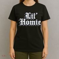 Lil Homie Hip Hop Lowrider Chicano West Coast T-Shirt thumb 4