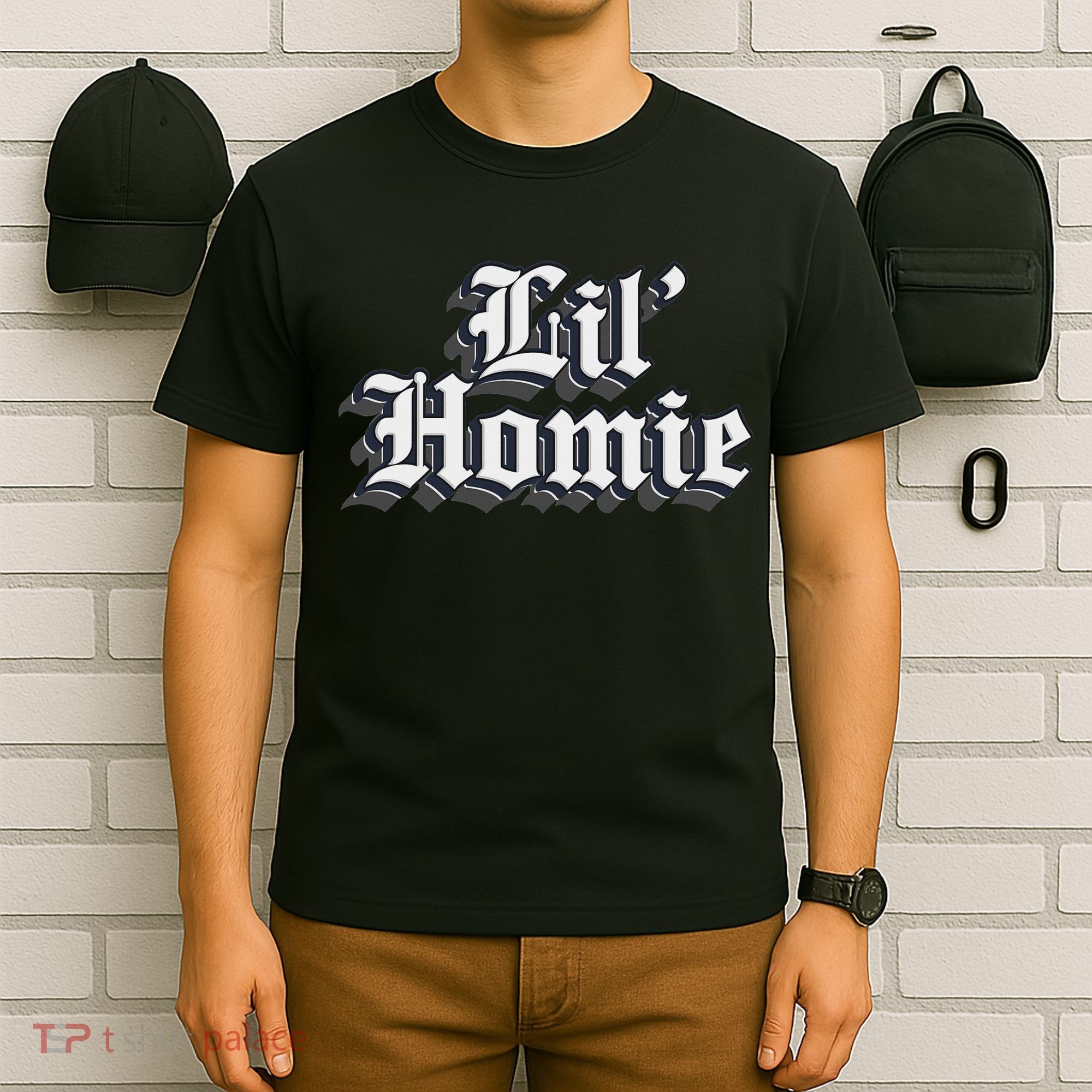 Lil Homie Hip Hop Lowrider Chicano West Coast T-Shirt