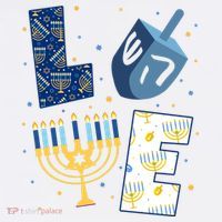 Love Hanukkah Jewish Festive Holiday T-Shirt thumb 7