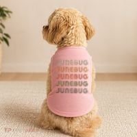 Love Heart Junebug Grunge Style Black Junebug Doggie Tank thumb 2