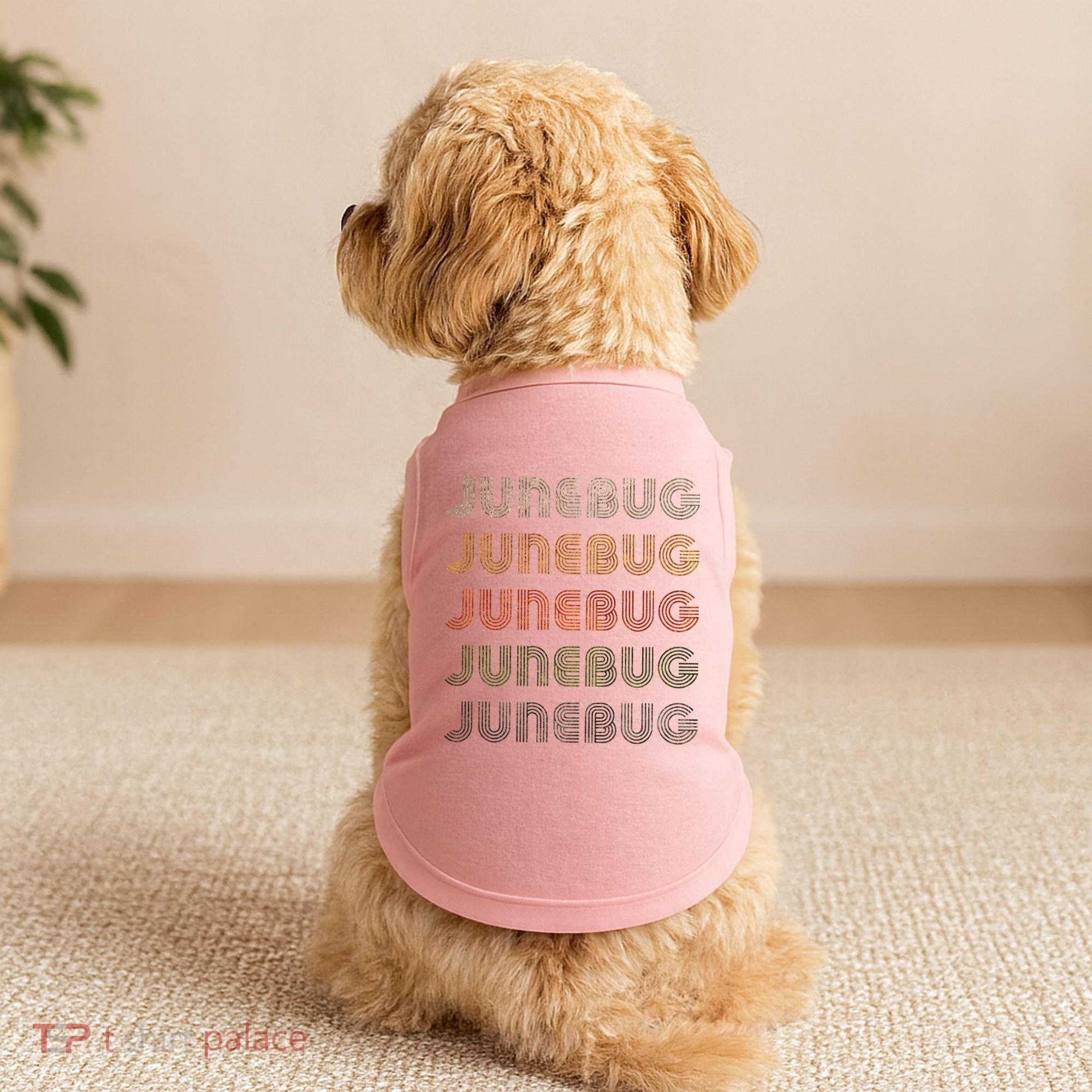 Love Heart Junebug Grunge Style Black Junebug Doggie Tank