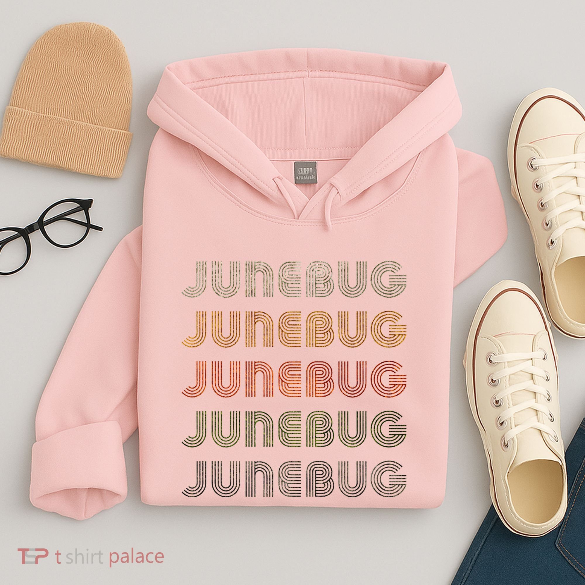 Love Heart Junebug Grunge Style Black Junebug Hoodie