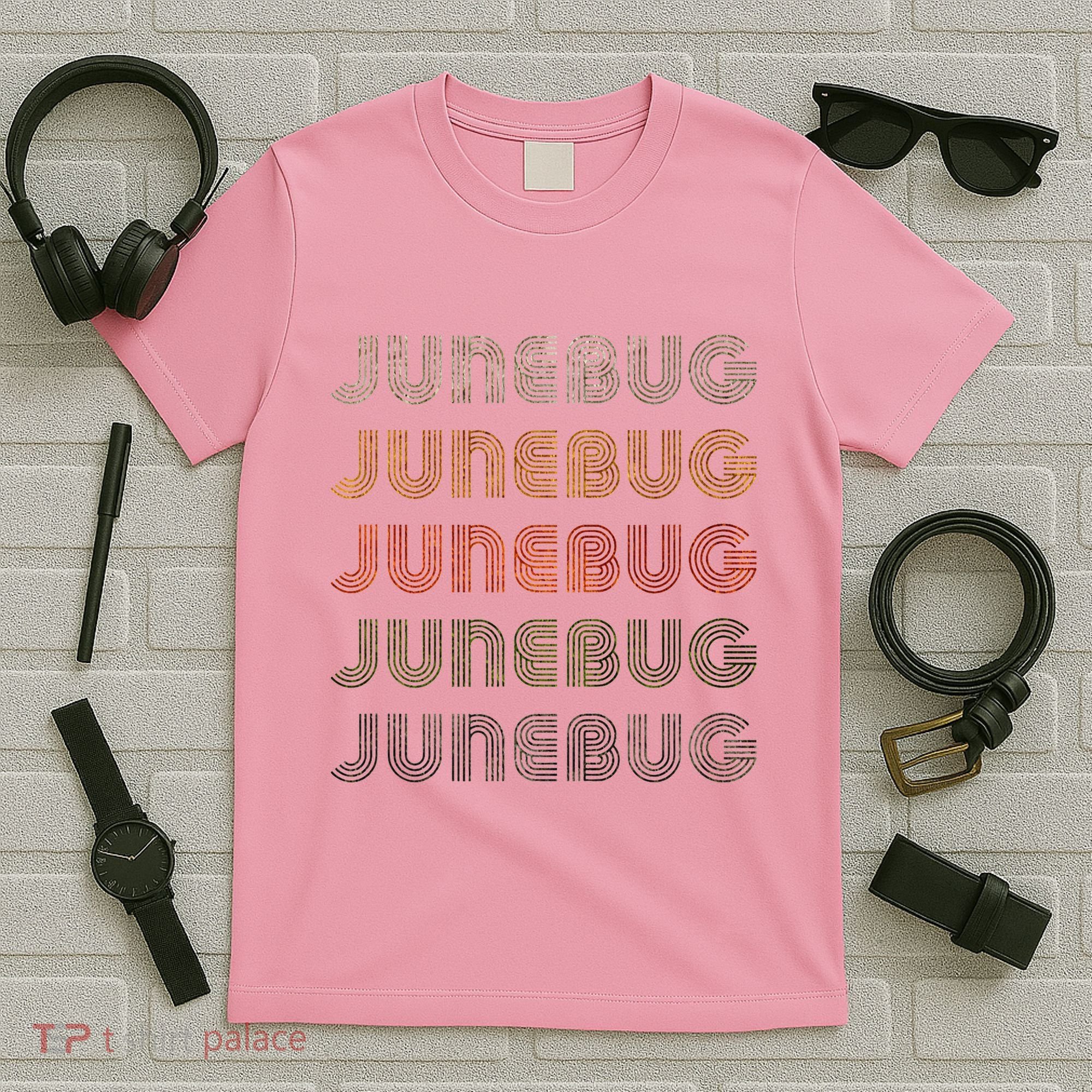 Love Heart Junebug Grunge Style Black Junebug T-Shirt