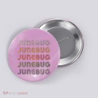 Love Heart Junebug Grunge Style Black Junebug Button thumb 0