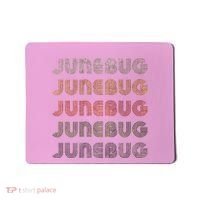 Love Heart Junebug Grunge Style Black Junebug Mousepad thumb 0