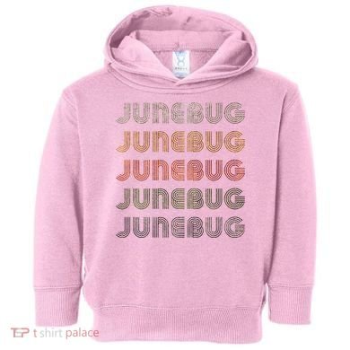 Love Heart Junebug Grunge Style Black Junebug Toddler Hoodie