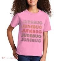 Love Heart Junebug Grunge Style Black Junebug Kids T-Shirt thumb 2