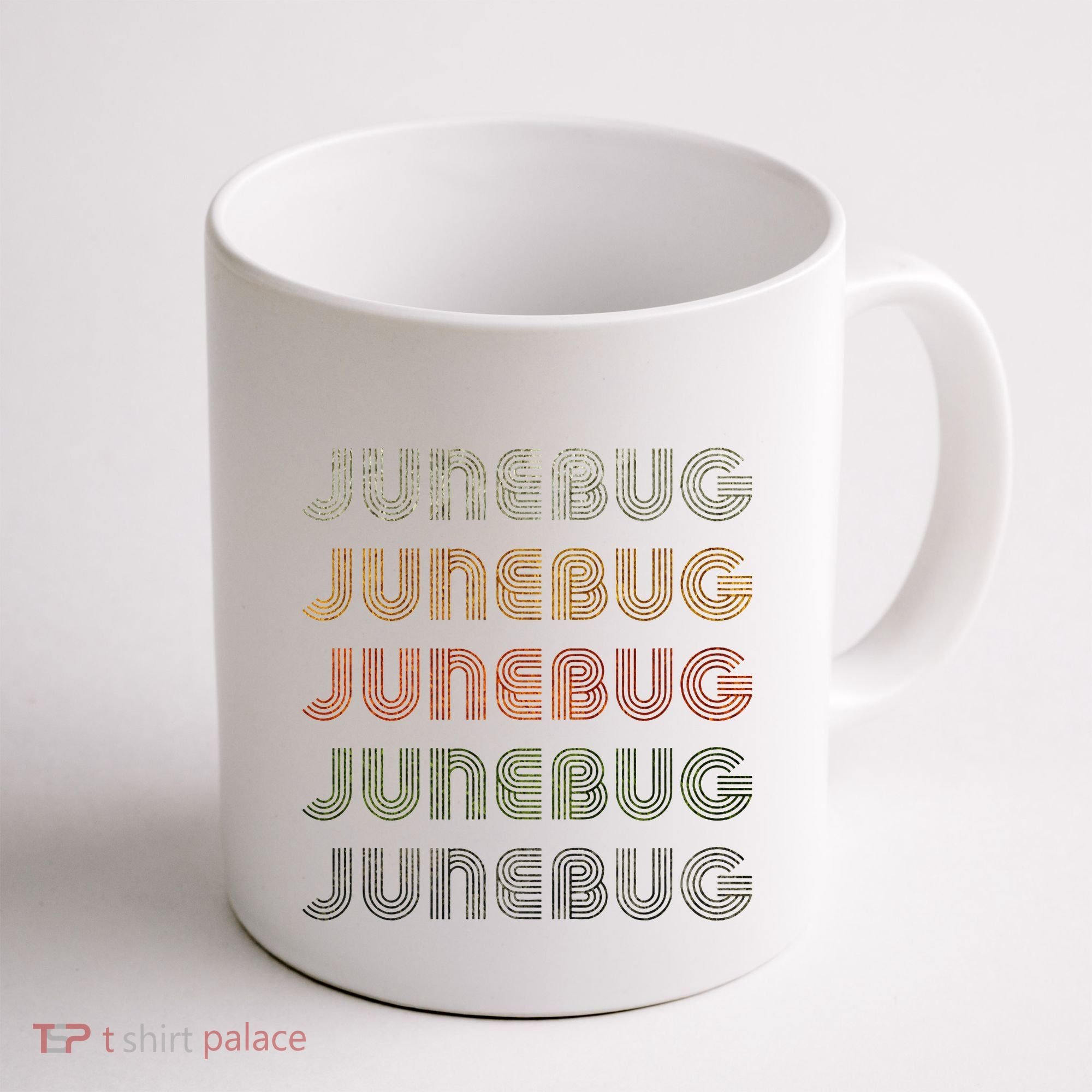Love Heart Junebug Grunge Style Black Junebug Coffee Mug