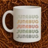 Love Heart Junebug Grunge Style Black Junebug Coffee Mug thumb 2