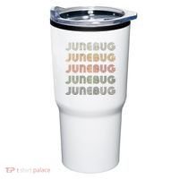 Love Heart Junebug Grunge Style Black Junebug Tumbler thumb 0