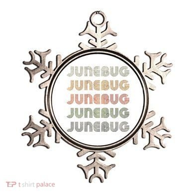 Love Heart Junebug Grunge Style Black Junebug Ornament