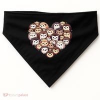 Lovely Hedgehog Lover Hedgehogs USA-Made Doggie Bandana thumb 0