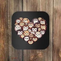 Lovely Hedgehog Lover Hedgehogs Coaster thumb 0