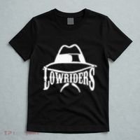 Lowrider Hat La Chicano Cholo Los Angeles Low Rider T-Shirt thumb 5