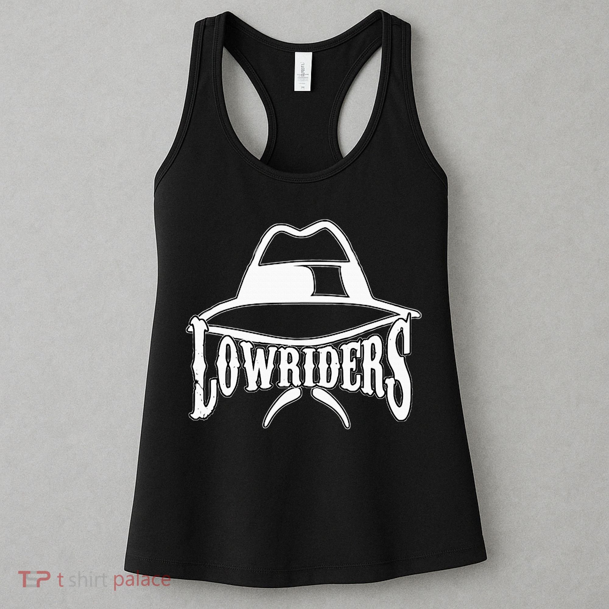 Lowrider Hat La Chicano Cholo Los Angeles Low Rider Women's Tank Top