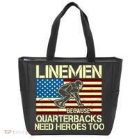 Linemen Heroes Tote Bag thumb 0