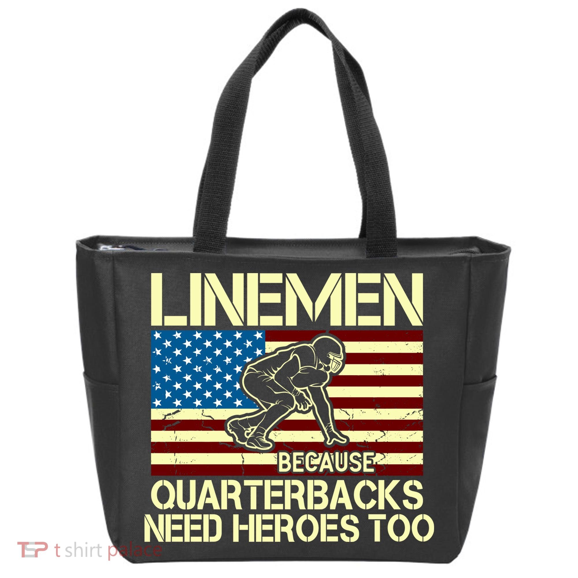 Linemen Heroes Tote Bag