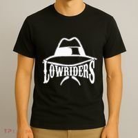 Lowrider Hat La Chicano Cholo Los Angeles Low Rider T-Shirt thumb 3