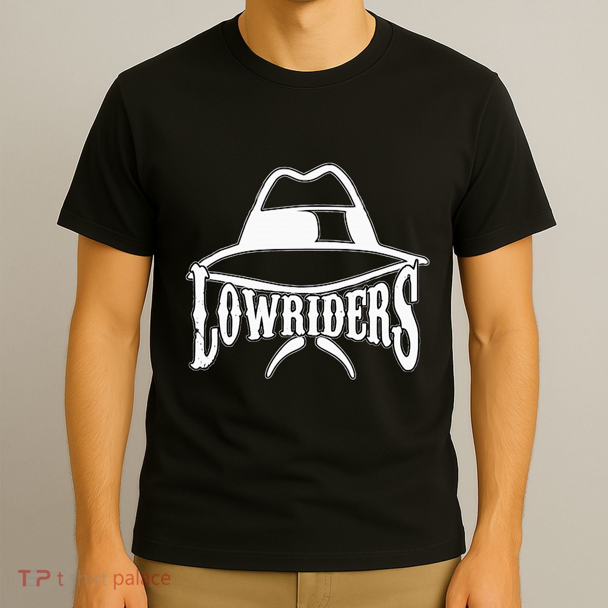 Lowrider Hat La Chicano Cholo Los Angeles Low Rider T-Shirt