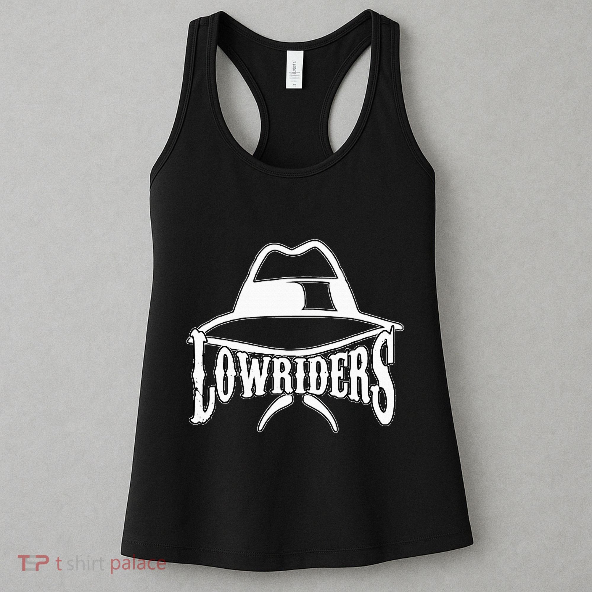 Lowrider Hat La Chicano Cholo Los Angeles Low Rider Women's Tank Top