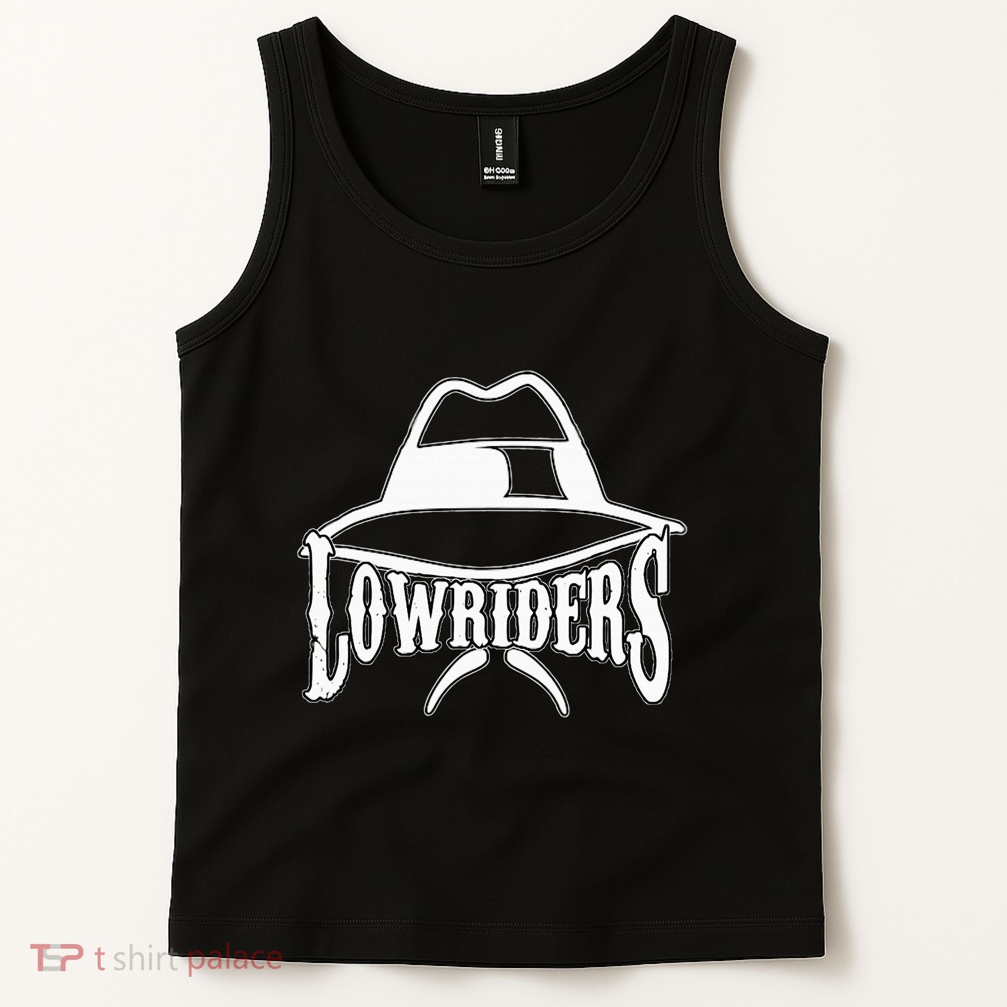 Lowrider Hat La Chicano Cholo Los Angeles Low Rider Tank Top