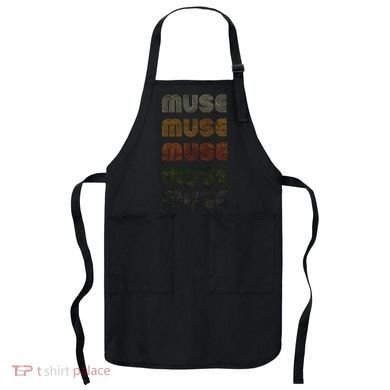 Love Heart Muse Grunge Style Black Muse Apron