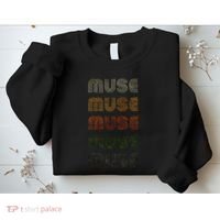 Love Heart Muse Grunge Style Black Muse Sweatshirt thumb 2