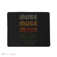Love Heart Muse Grunge Style Black Muse Mousepad thumb 0