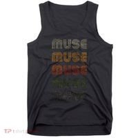 Love Heart Muse Grunge Style Black Muse Tank Top thumb 0